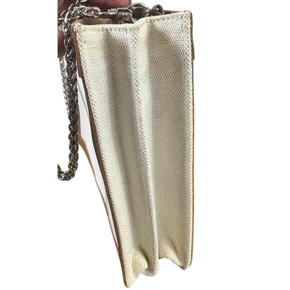 Balenciaga Everyday Canvas Tan and Ivory Crossbody Bag (BAXX150) - Picture 8 of 11